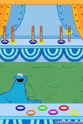 123 Sesame Street - Cookie's Counting Carnival - The Videogame (Australia) screen shot game playing